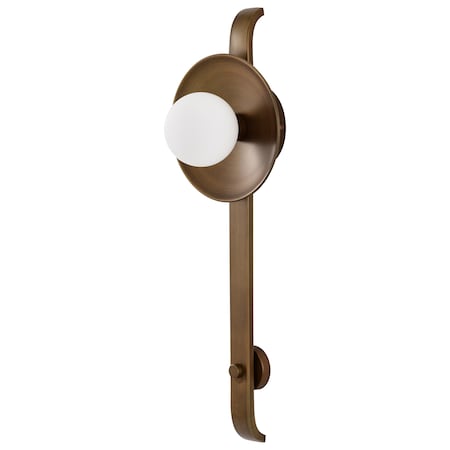 Nuvo Colby 1-Light Wall Sconce Natural Brass 60/7742